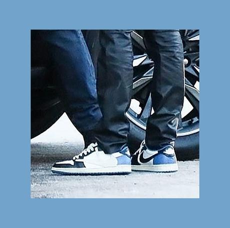 Travis Scott aperçu avec une Air Jordan 1 Low UNC inédite Travis Scott aperçu avec une Air Jordan 1 Low UNC inédite