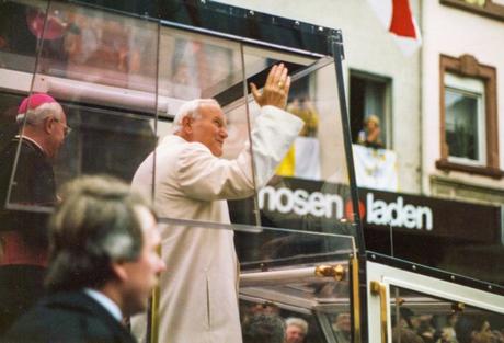 Pape Jean-Paul II à Spire en 1987 © Francis Guernier