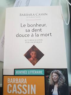 Barbara Cassin: Le bonheur, sa dent douce à la mort Barbara Cassin: Le bonheur, sa dent douce à la mort