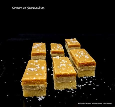 Eastern millionaire's shortbread ou Millionnaires à l’orientale d’Ottolenghi.