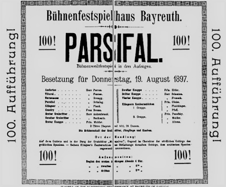 La centième de Parsifal — La troupe de Bayreuth en 1897