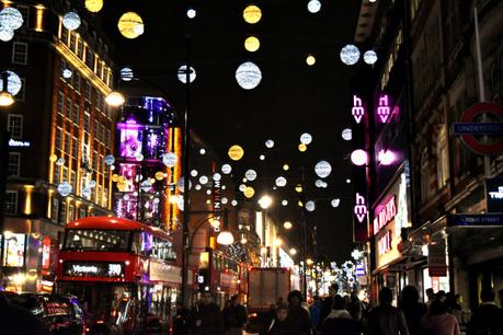 Londres à Noël : une balade dans les rues illuminées…