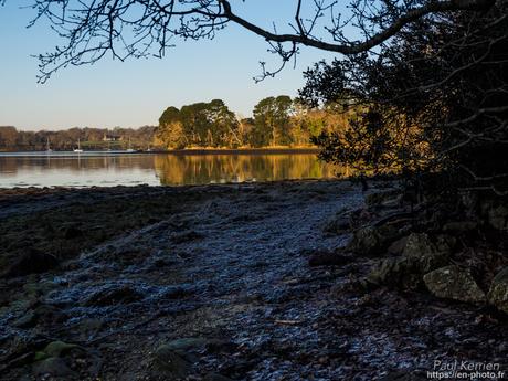 #aube glacée au bord de l'#Odet #Bretagne #Finistère