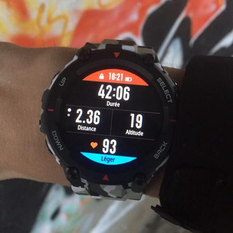 Amazfit T-Rex champs donnée