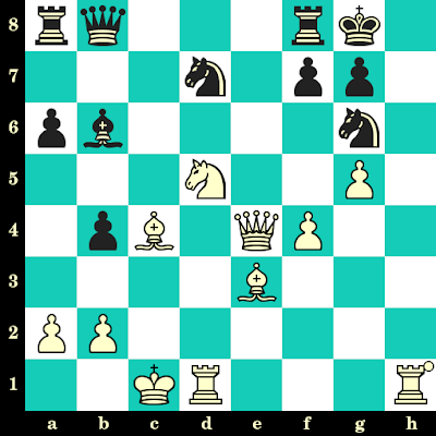 Les Blancs jouent et matent en 2 coups - Lazaro Bruzon vs Thomas Willemze, Marina d'Or, 1998