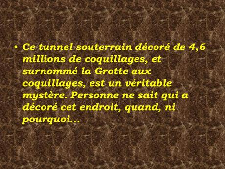 Divers - La Grotte aux Coquillages