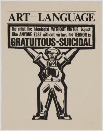 Art and language – Billet n° 411