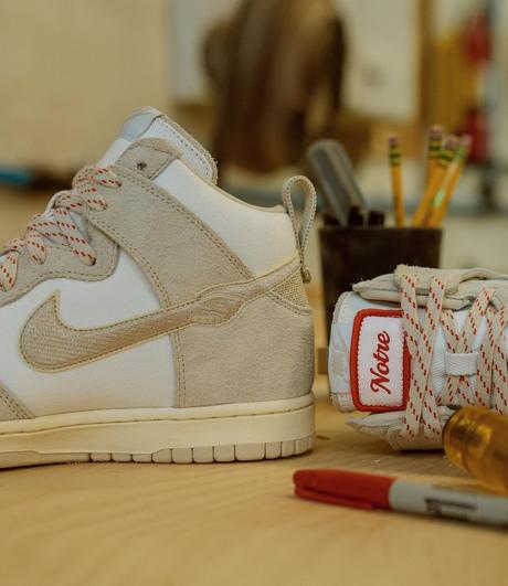 Les Notre x Nike Dunk High se dévoilent officiellement Les Notre x Nike Dunk High se dévoilent officiellement