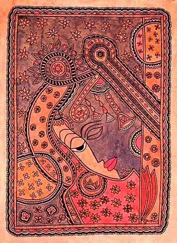 Madhubani Art- Billet n° 413