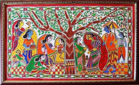 Madhubani Art- Billet n° 413