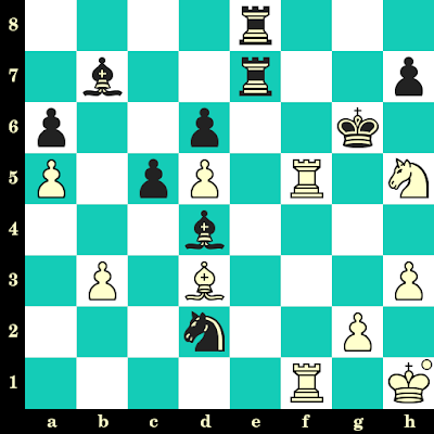 Les Blancs jouent et matent en 2 coups - Maia Chibourdanidzé vs Roman Slobodjan, Lippstadt, 2000 Les Blancs jouent et matent en 2 coups - Maia Chibourdanidzé vs Roman Slobodjan, Lippstadt, 2000