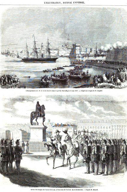 Le voyage français du roi Maximilien II de Bavière en mai 1857 — Le reportage de l'Illustration.