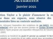 Fondation TAYLOR reprise expositions Janvier Février 2021