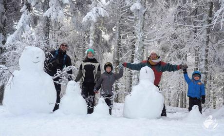Virée à la neige en famille au Mont Aigoual