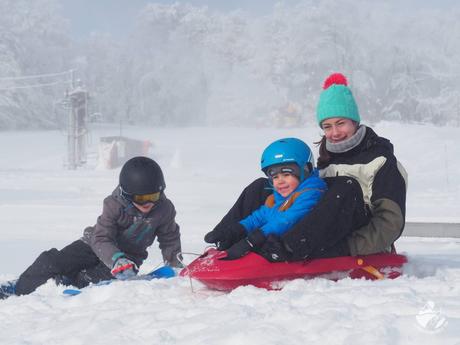 Virée à la neige en famille au Mont Aigoual