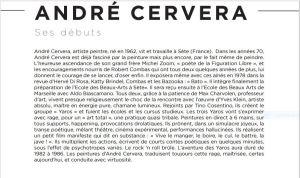 Galerie Teodora  Exposition André Cervera  « Le chant des souvenirs » 06/03 au 14/04/2021