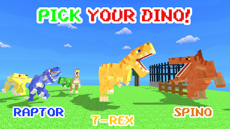 Télécharger Gratuit Blocky Dino Park: Apex Predator Arena APK MOD (Astuce) 1