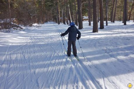 Pratiquer le ski de fond avec enfant