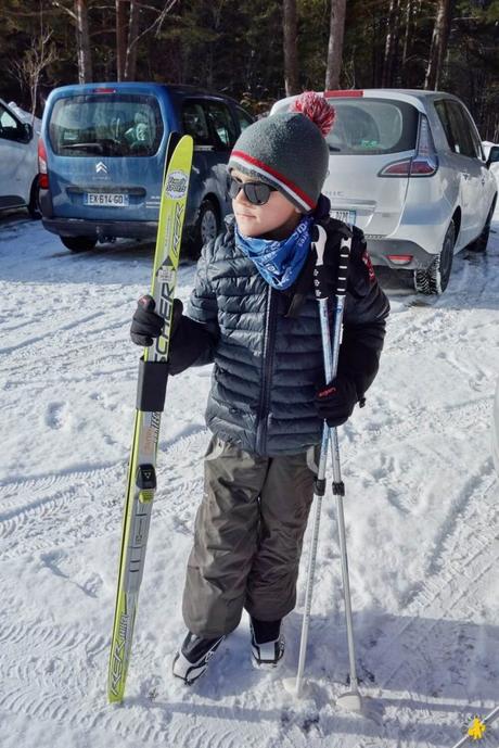 Pratiquer le ski de fond avec enfant