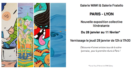 Exposition collective « Paris-Lyon » Bouda, Miette, Yandy et Lilitotas Exposition collective « Paris-Lyon » Bouda, Miette, Yandy et Lilitotas