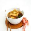 Soupe Wonton (raviolis chinois) aux langoustines