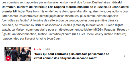 Contrôles au faciès : 6 associations s’en prennent frontalement au racisme d’Etat