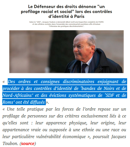 Contrôles au faciès : 6 associations s’en prennent frontalement au racisme d’Etat