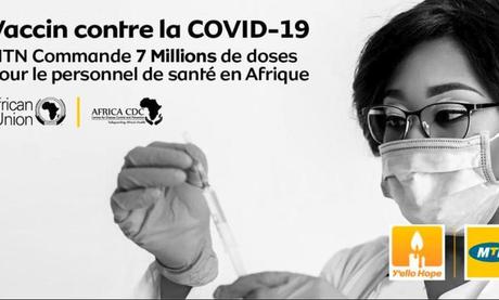 MTN en partenariat avec l’Union africaine pour la vaccination contre la COVID-19