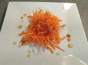 Salade carottes vinaigrette miel gingembre