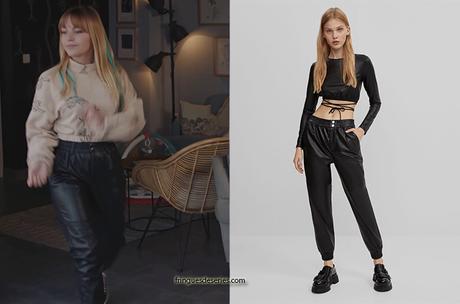 DEMAIN NOUS APPARTIENT : le jogging en simili cuir de Judith dans l’épisode 852