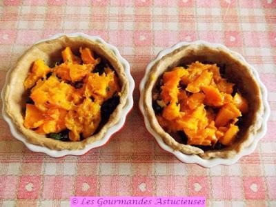 Tartelette à la courge pleine de surprises (Vegan)