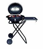 SUNTEC Grill sur pied electrique BBQ-9493 [Convient également comme Grill de table électrique à barbecue, avec étagère, thermostat réglable, max. 2400 W]