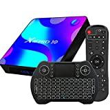 Meilleur WiFi Box – Comparatif %currentmonth% %currentyear% TV Box Android 10.0, 2GB 16GB Supports 4K 3D, Smart TV Box RK3318 Quad-Core 64bit Cortex-A53 Wi-FI 2.4G/5G LAN100M USB 3.0 BT 4.0
