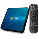 Meilleur WiFi Box – Comparatif %currentmonth% %currentyear% Android 10.0 TV Box, QPLOVE Q8 Android TV Box 4GB RAM 32GB ROM RK3318 Quad Core Support 4K 3D Dual Band WiFi 2.4G/5G USB 3.0 Bluetooth 4.0 H.265 Smart TV Box