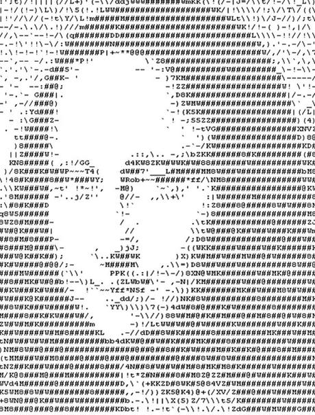 Nouvelles formes de l’Art  7/21 – Art ASCII et Typewriter art- Billet n° 425