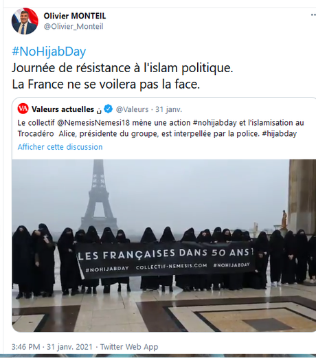 #Nemesis, plus racistes que féministes, soutenues par le #RN