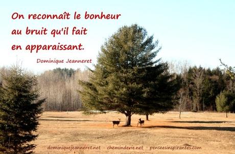 Quand reconnaître le bonheur