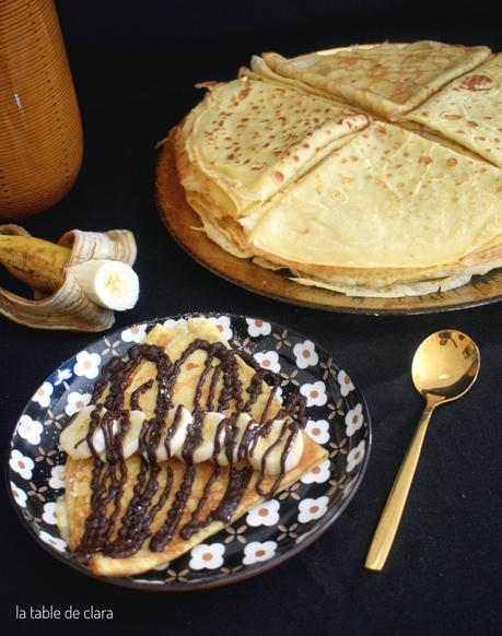 Crêpes chocolat banane