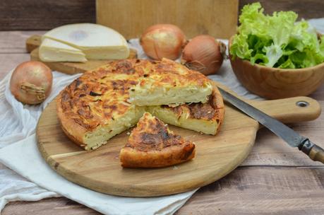Quiche sans pâte au reblochon