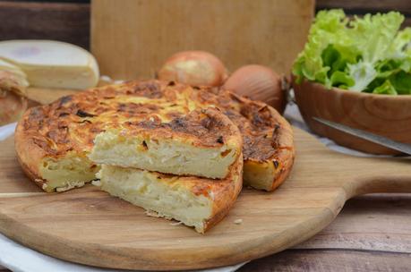 Quiche sans pâte au reblochon