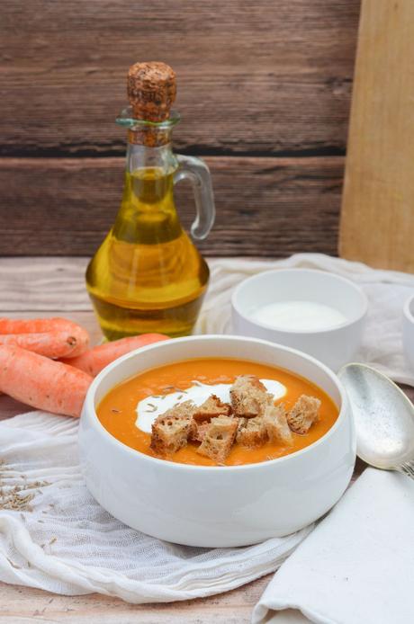 Velouté de carottes au cumin Velouté de carottes au cumin