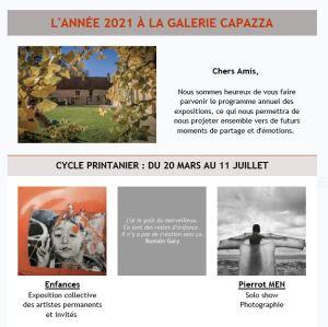 Galerie CAPAZZA une année 2021 de beaux horizons pour l’Art…