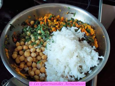 Courge farcie au riz et aux pois chiches (Vegan)