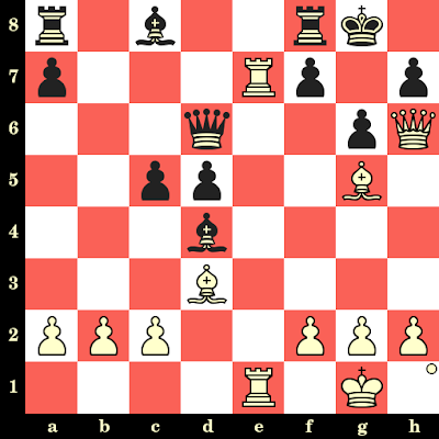 Les Blancs jouent et matent en 4 coups - John Nunn vs TC Fox, Bristol, 1980