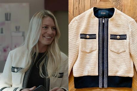 UN SI GRAND SOLEIL : la veste en tweed écru de Johanna dans l’épisode 567