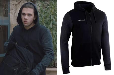 ICI TOUT COMMENCE : la veste à capuche noire et grise de Paul dans l’épisode 70