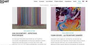 Agence H.ART  —  Galerie  Teodora — les actualités de l’Agence