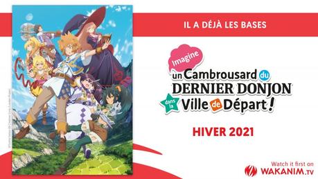 Anime hiver 2021 : Imagine, un cambrousard du dernier donjon dans la ville de départ !