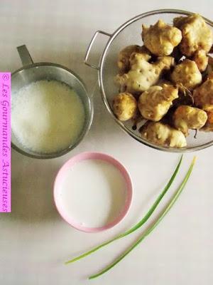 Topinambours façon gratin Dauphinois (Vegan)