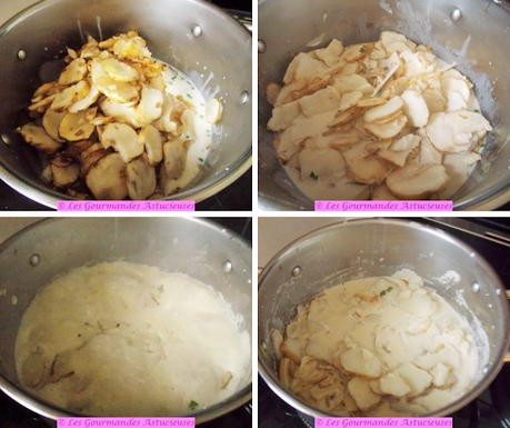 Topinambours façon gratin Dauphinois (Vegan)